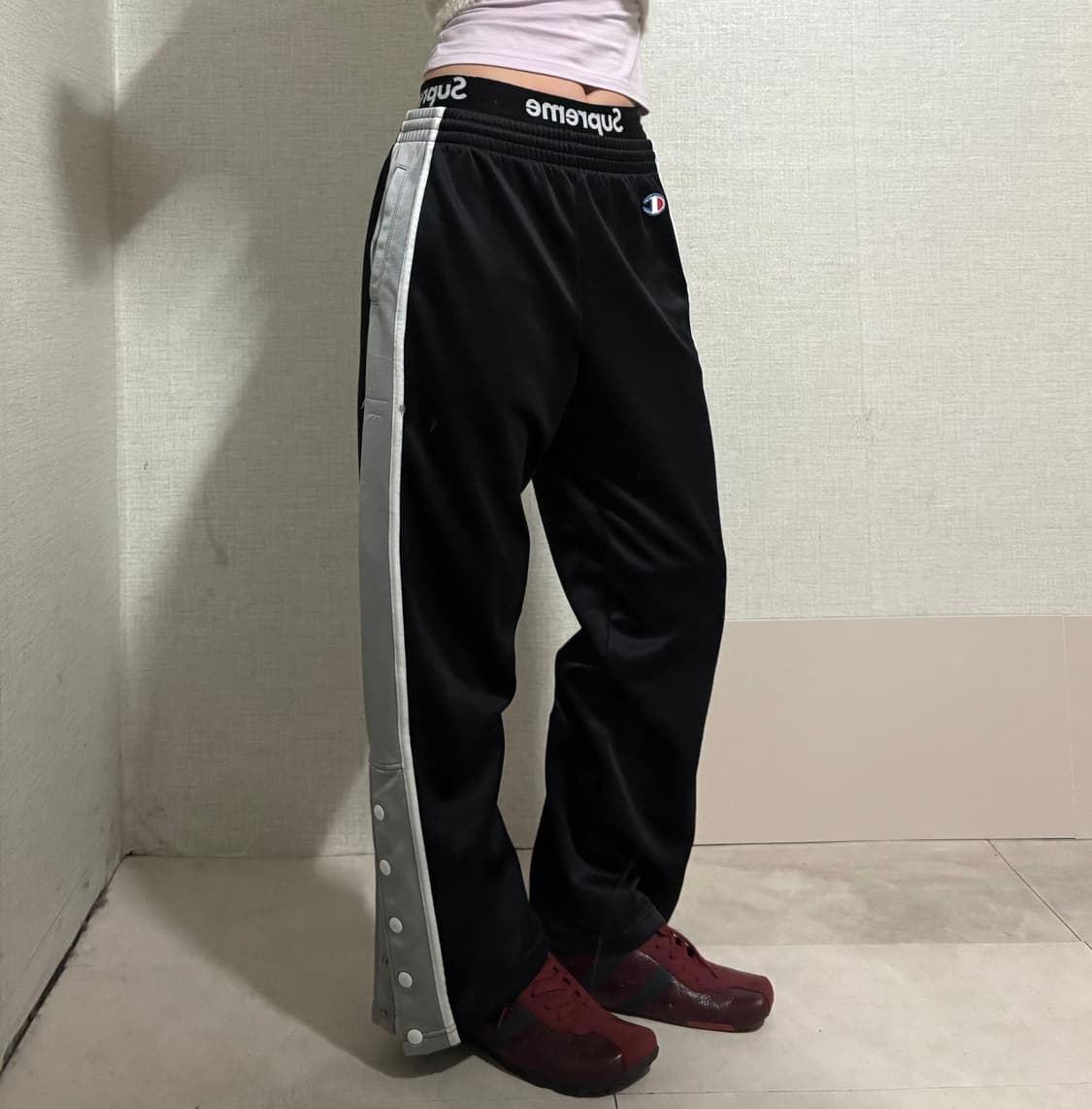 챔피온 사이드버튼 트레이닝 팬츠 상품이미지5