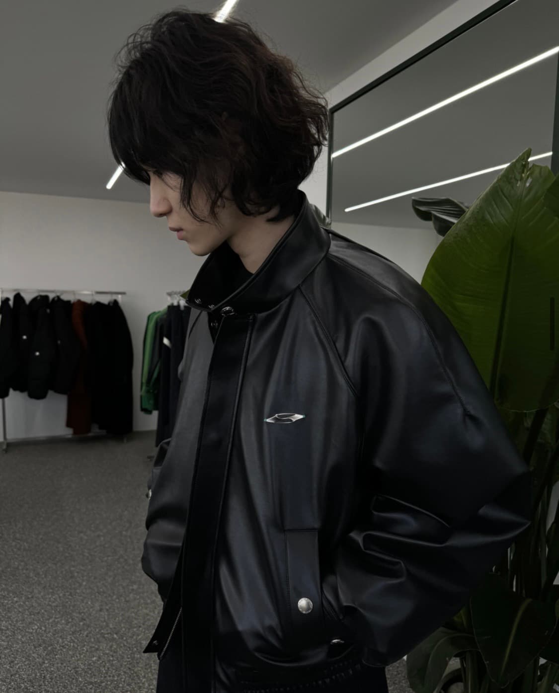 더아이덴티티프로젝트 레더 자켓 M 상품이미지2