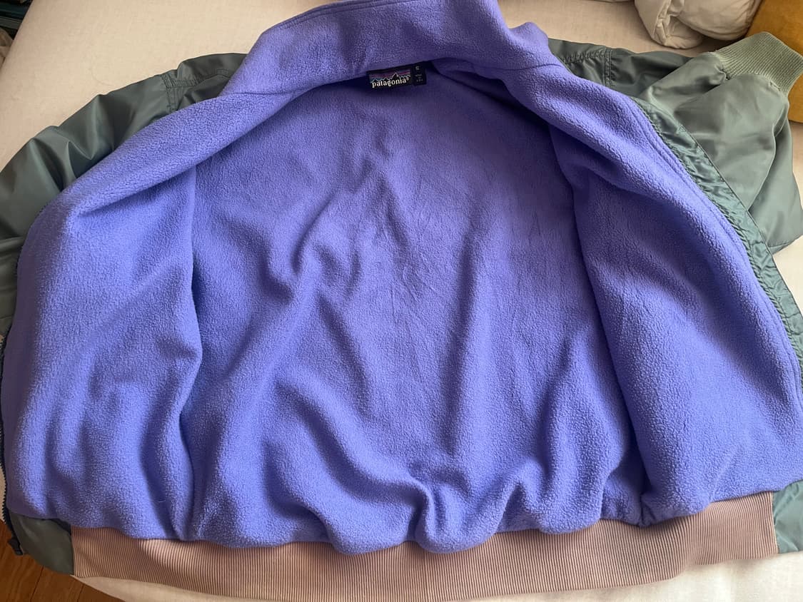파타고니아 쉘드 신칠라 봄버 자켓 USA 남녀공용 집업 블루종 플리스 상품이미지8