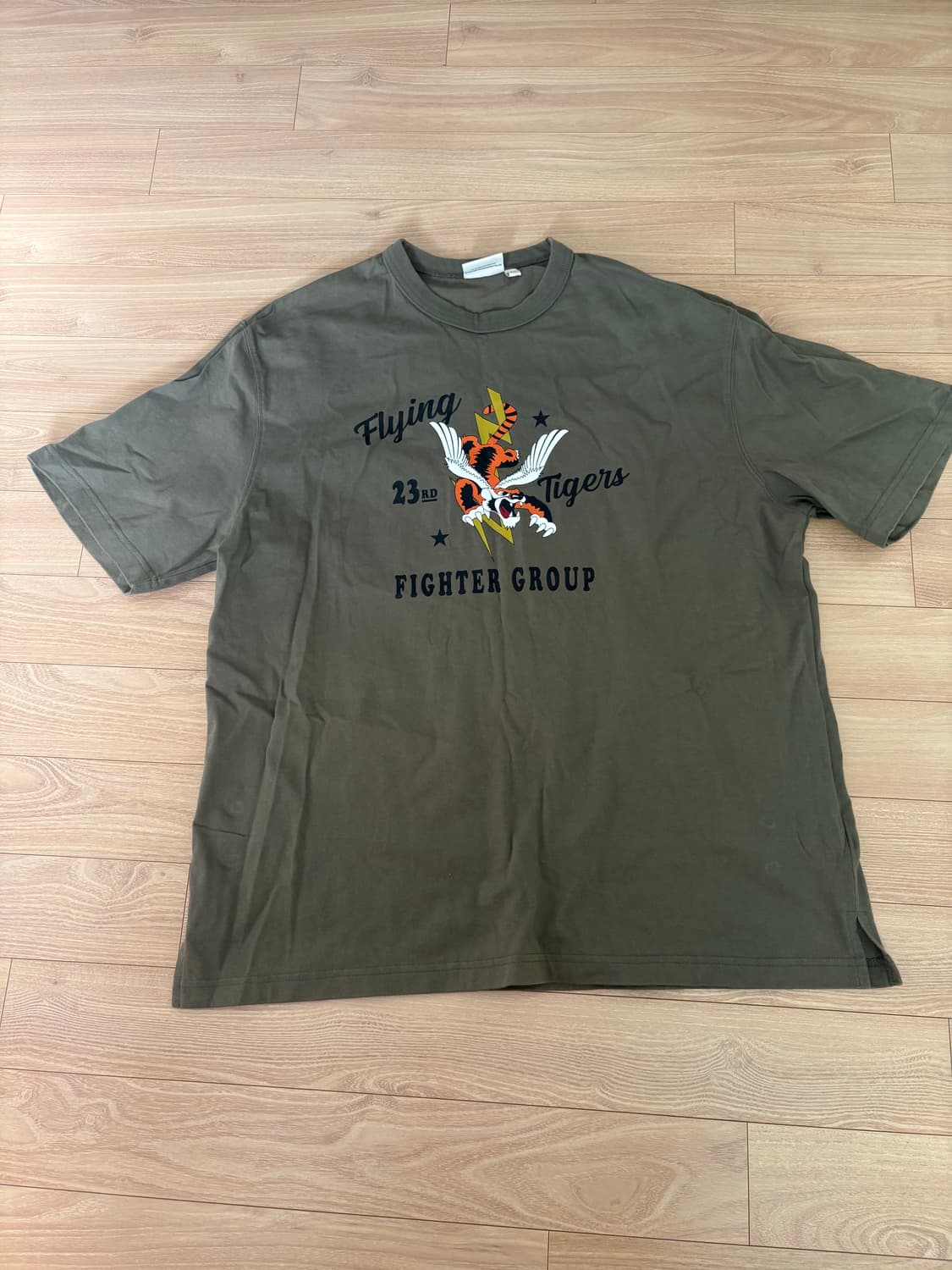 유니폼 브릿지 flying tiger s/s tee olive 상품이미지1