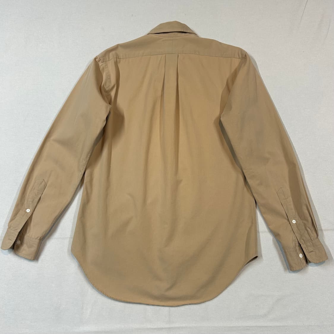 S) 폴로 랄프로렌 클래식핏 브라운 솔리드 셔츠 상품이미지5