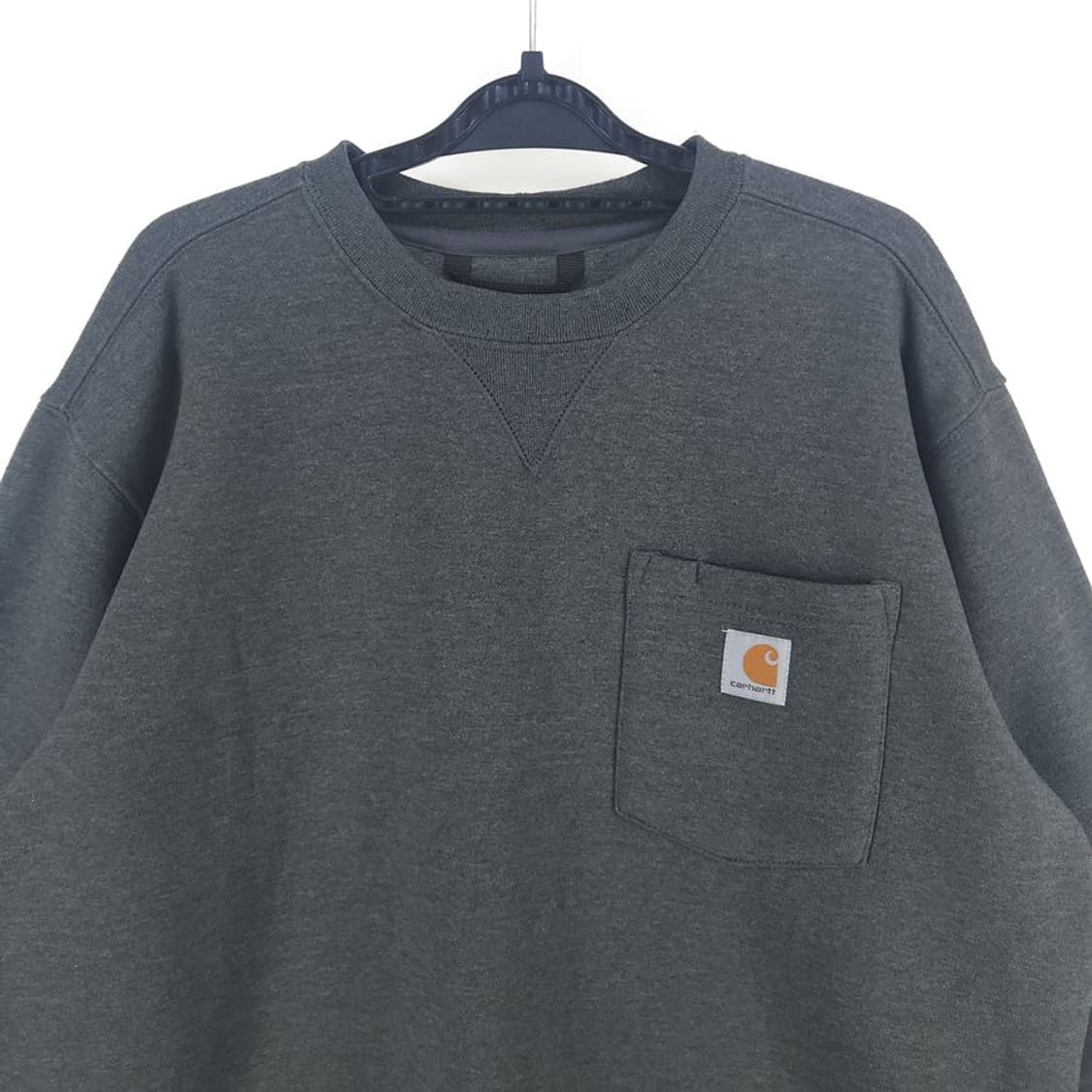 [남M]칼하트  기모 미드웨이트 포켓 맨투맨[Y62-051] 상품이미지2