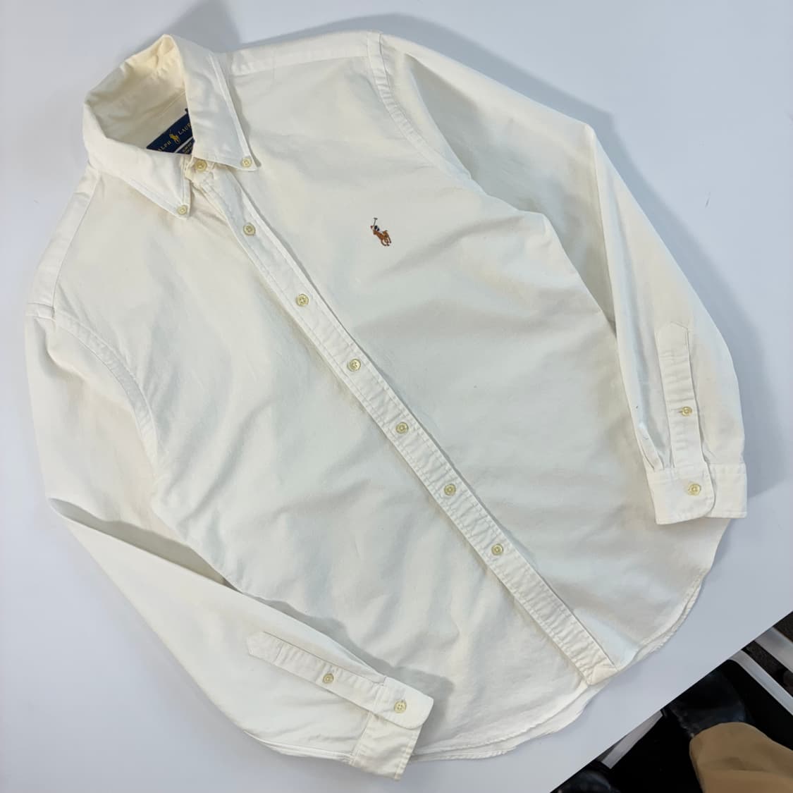 Polo  폴로 랄프로렌 코튼 옥스포드 화이트 셔츠  상품이미지2