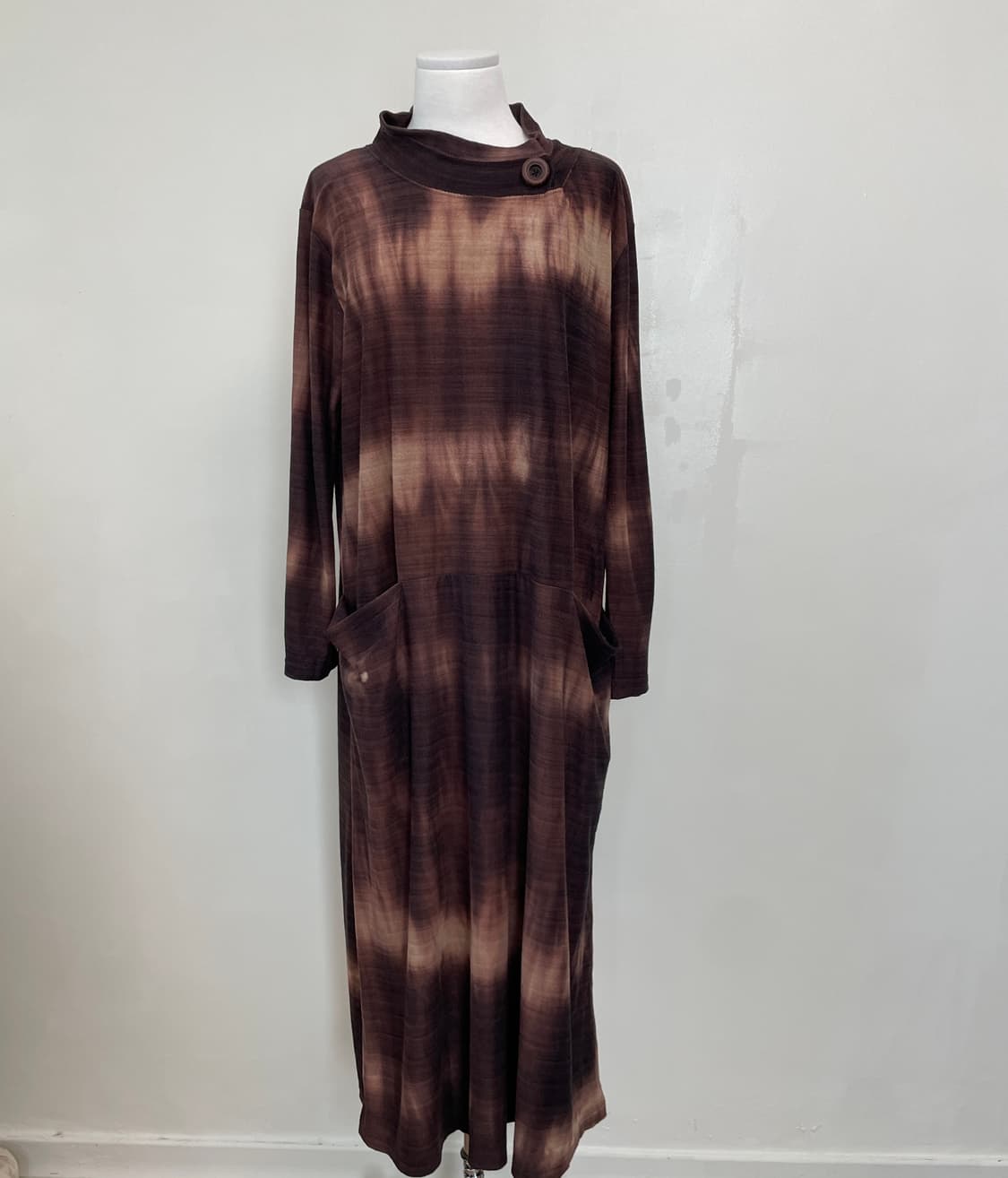 코히로 미사키 그라데이션 하이넥 롱 원피스 J03860 상품이미지1