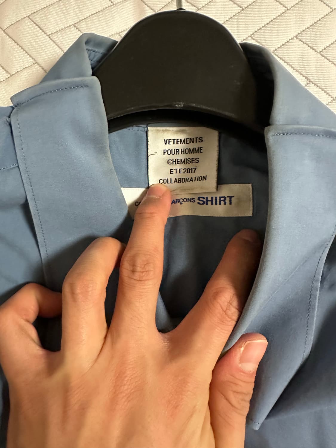 [M] 베트멍 x 꼼데가르송 트위스트 셔츠 상품이미지2