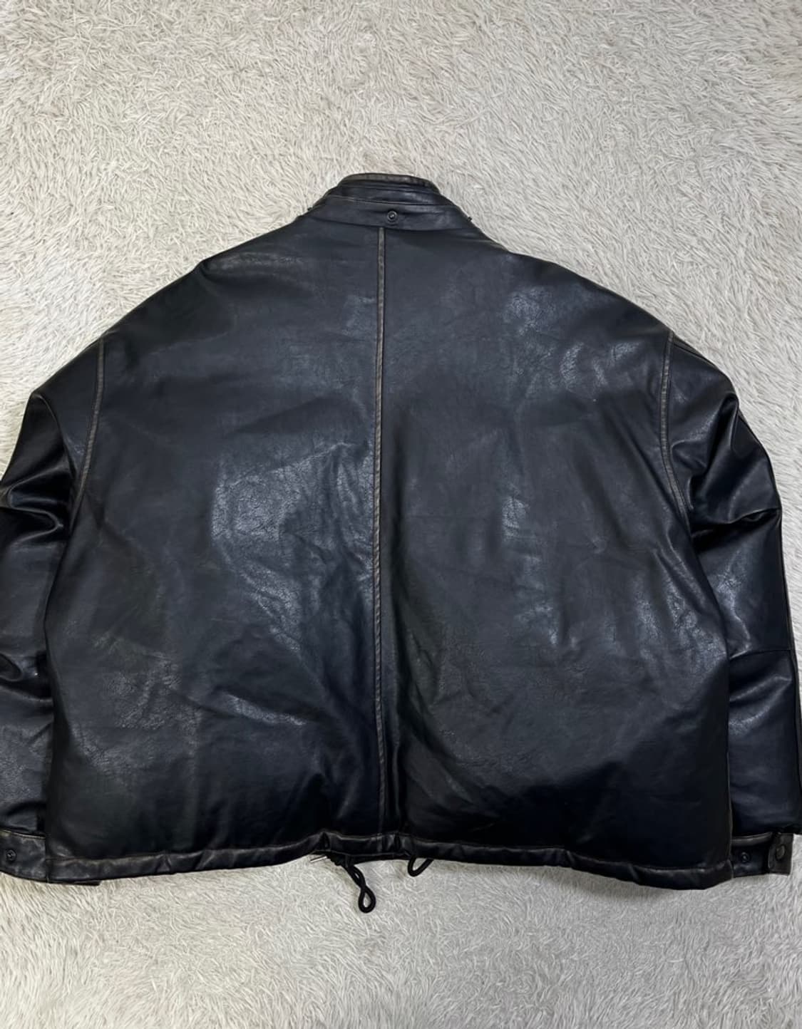 라퍼지스토어 덕다운 레더 푸퍼 패딩/#2717 상품이미지5