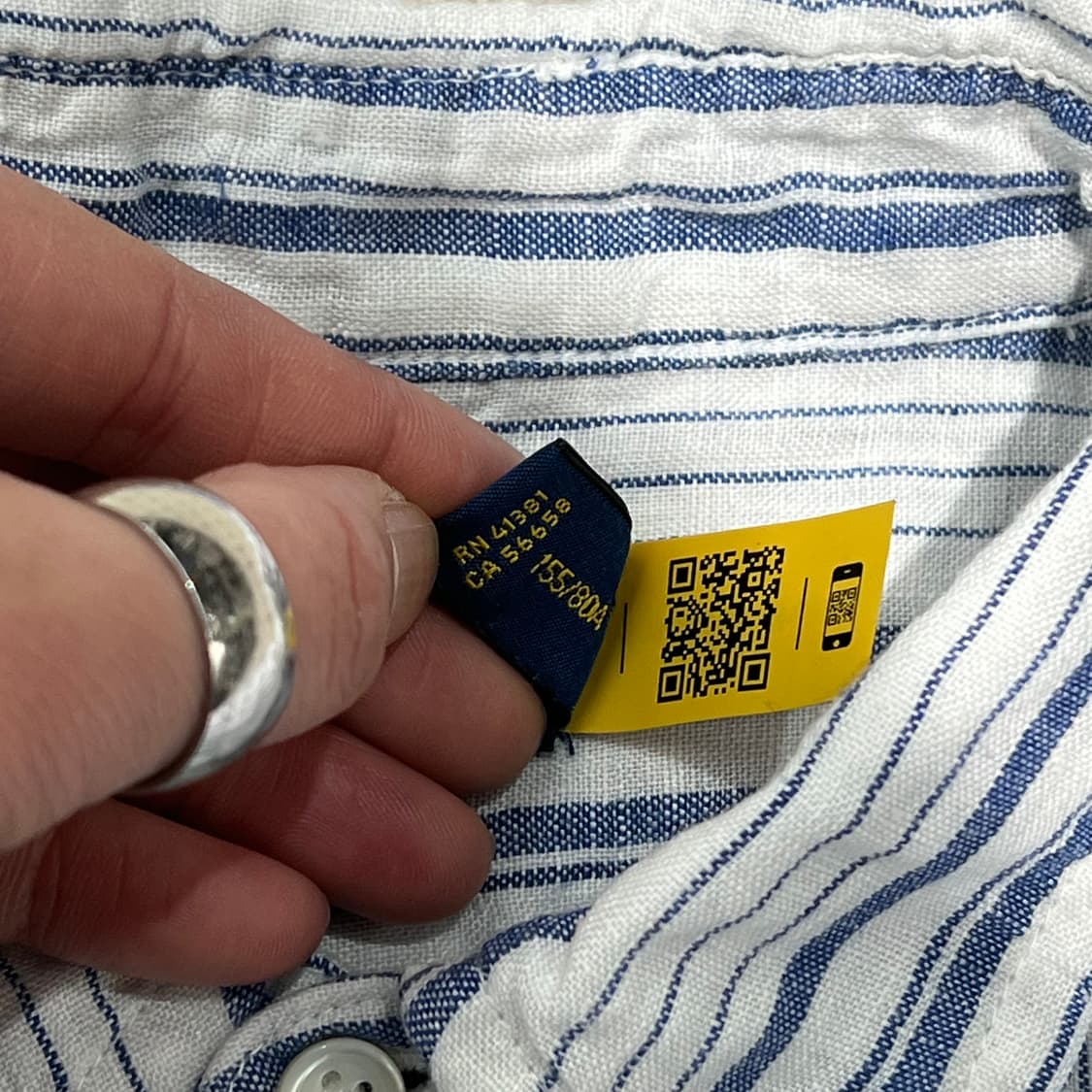 폴로 랄프로렌 신형큐알 린넨셔츠 s10825 상품이미지6