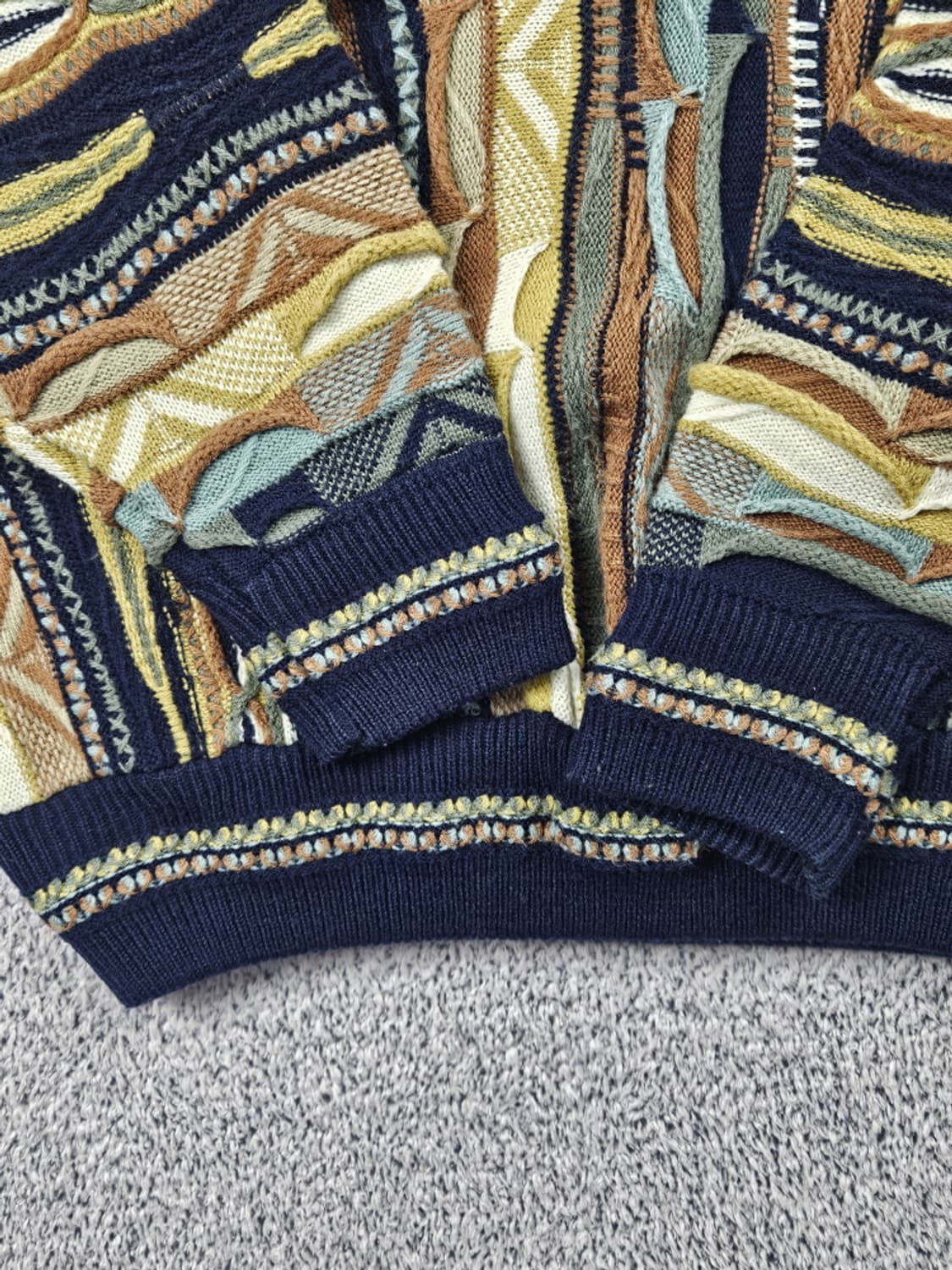 빈티지 쿠지 ST 입체 텍스처 케이블 니트 (상세설명참조) / 10496 상품이미지7