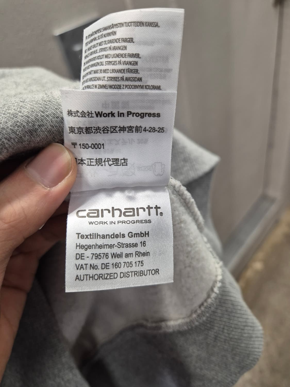 칼하트 그레이 후드티 M 상품이미지7