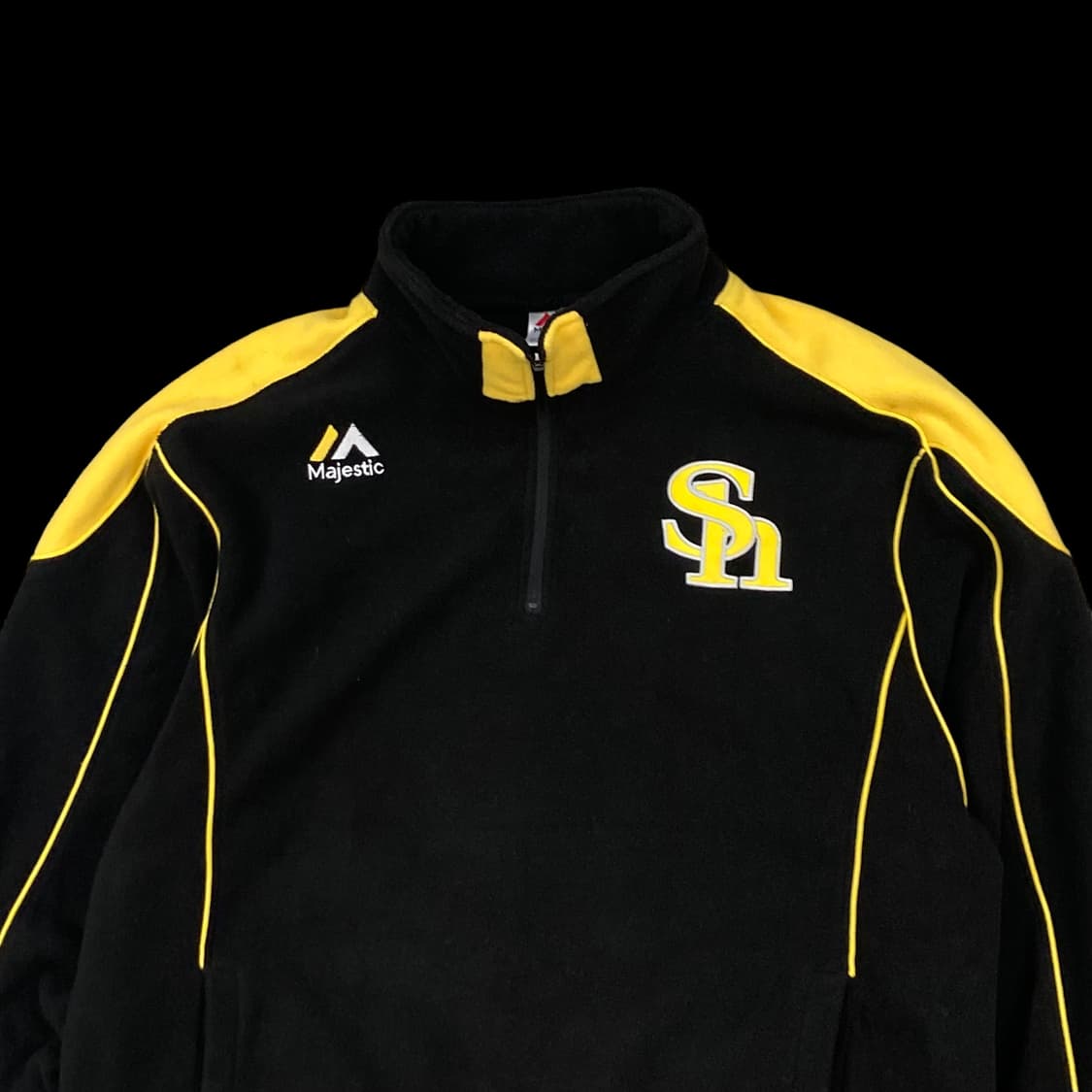 마제스틱 베이스볼 후리스 반집업 자켓 상품이미지3