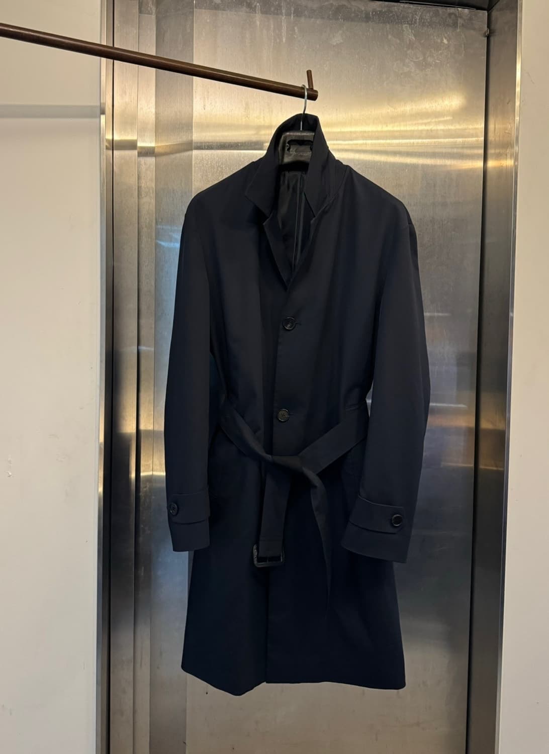 클럽 모나코 더블 레이어 벨티드 맥코트 상품이미지3