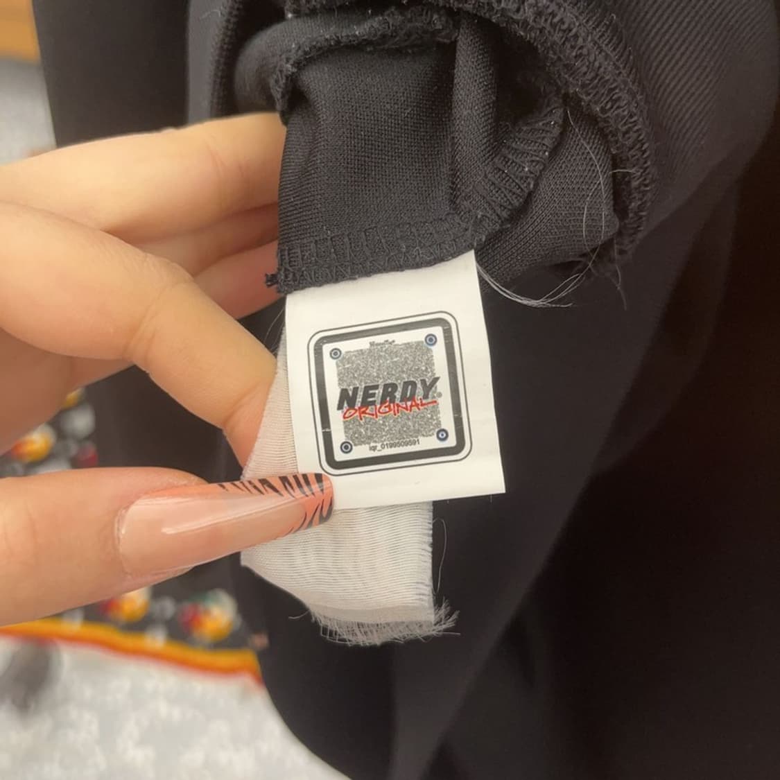 널디 레트로 Y2K 00's 네온라인 져지 집업 L C08287 상품이미지6