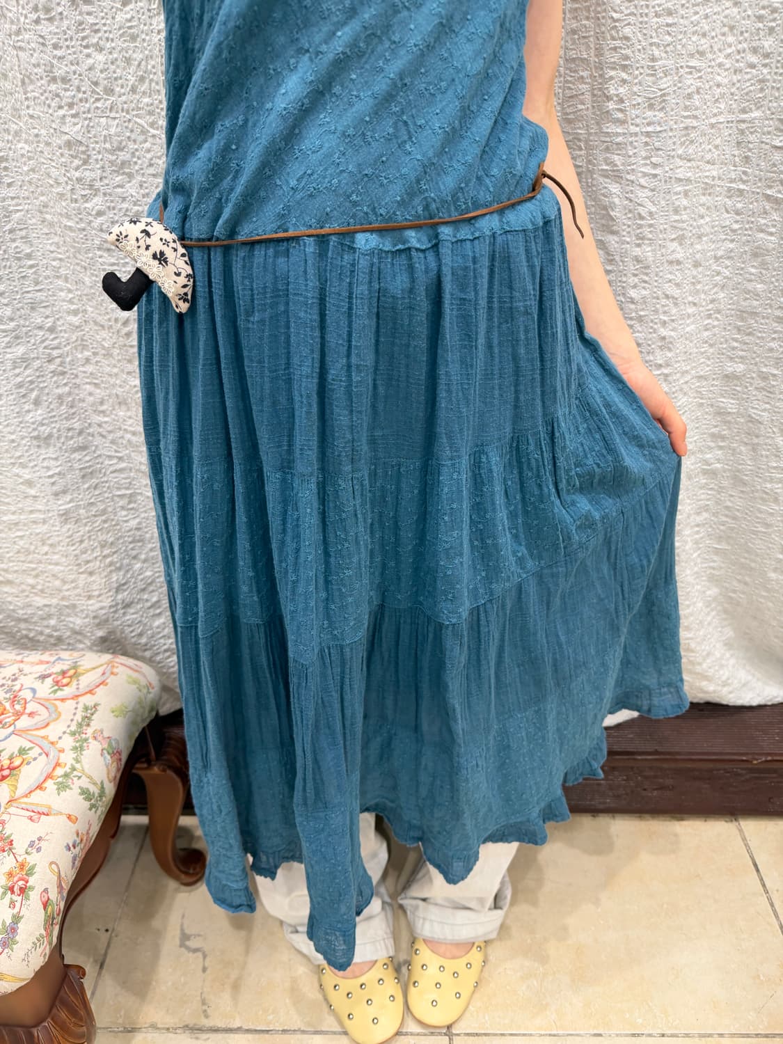 Ocean Mist Tiered Dress 상품이미지3