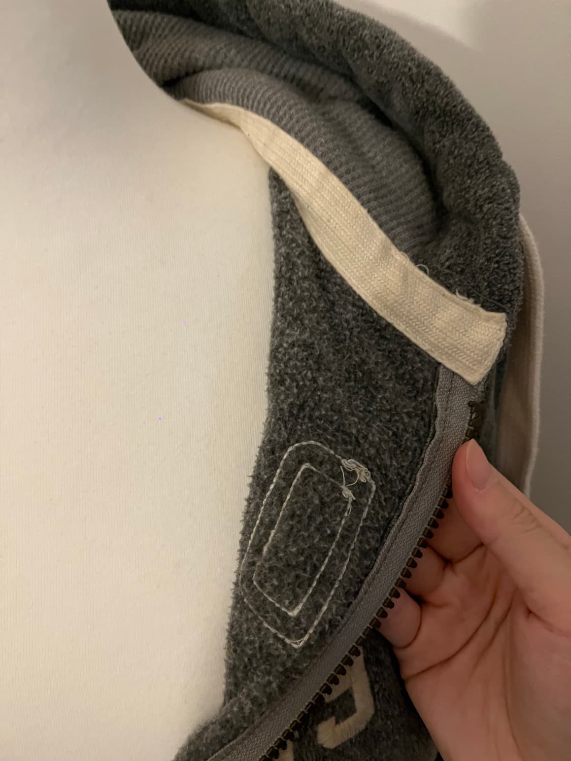  Who.A.U Gray Hooded Zip-Up 상품이미지3