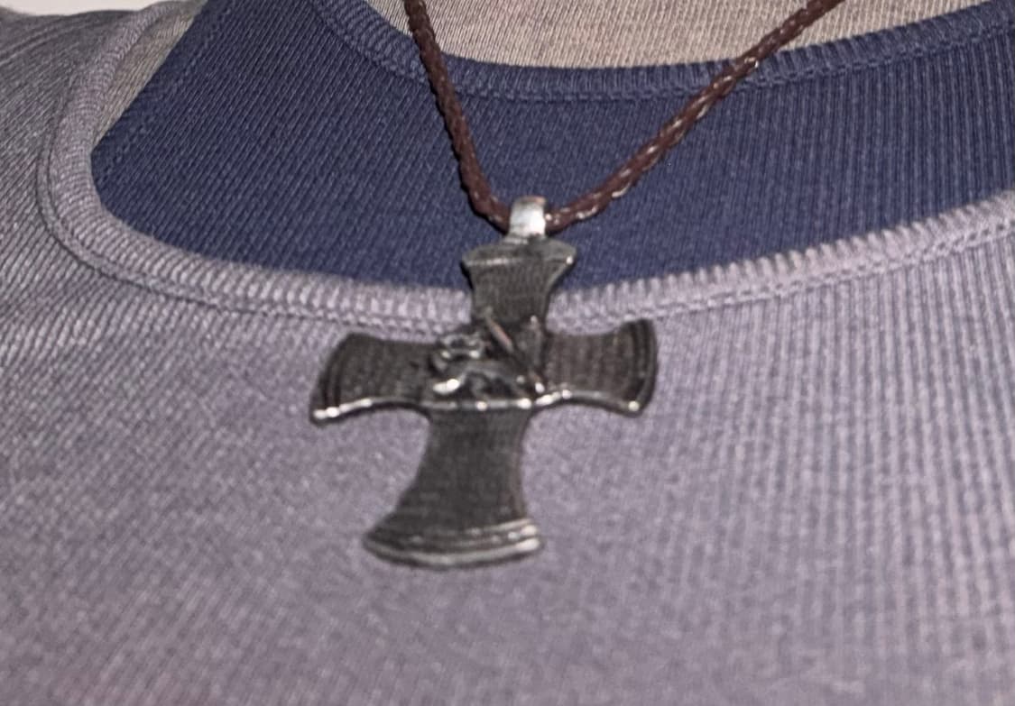 [rrrocnoc] yuda's cross necklace /only 1 상품이미지4