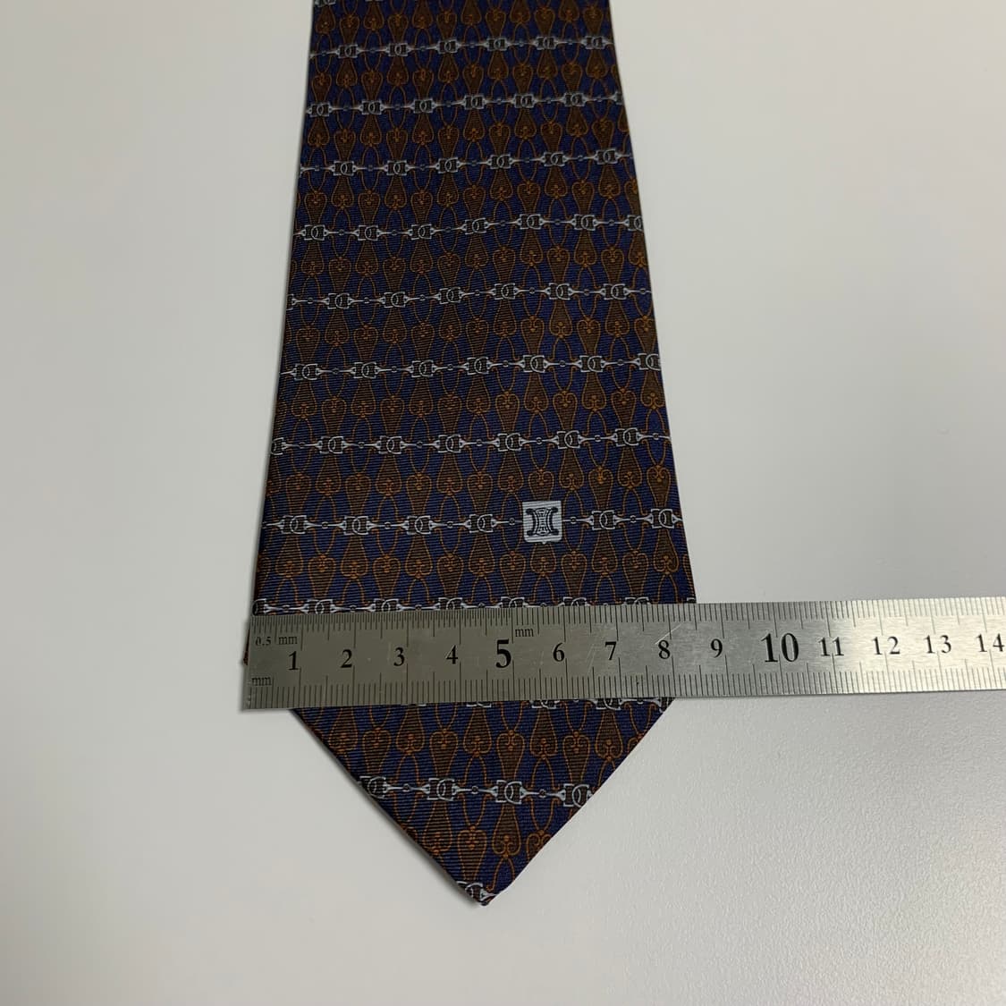 셀린느(CELINE) 기하학적패턴 명품넥타이 최상급 A+ 8.5cm 상품이미지10