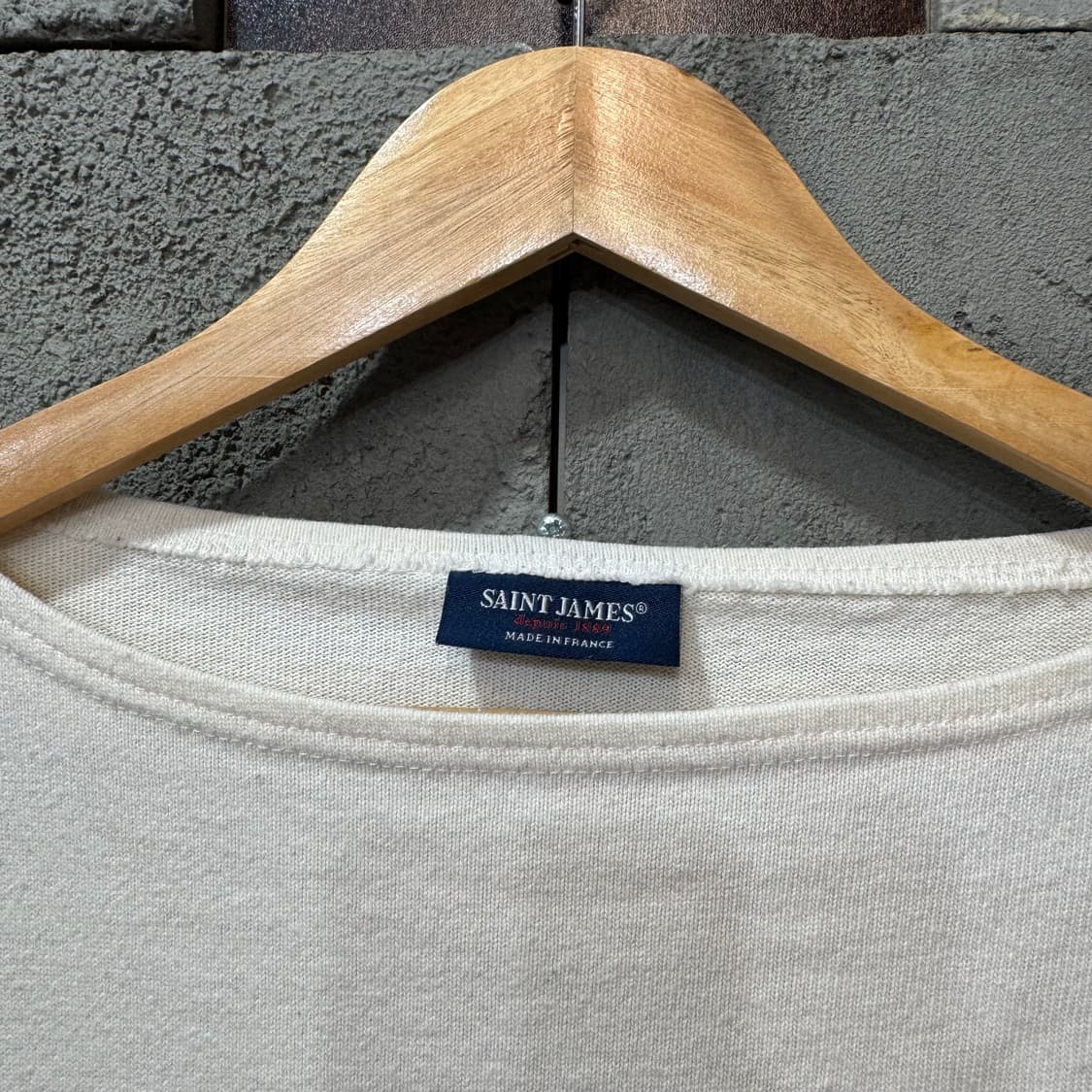 세인트 제임스 엘보 패치 롱슬리브 티셔츠 made in France (L 상품이미지6