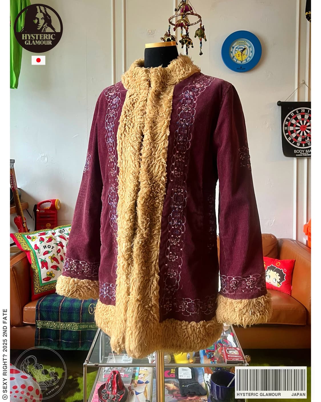 1990s HYSTERIC GLAMOUR Native Aztec Coat 상품이미지1