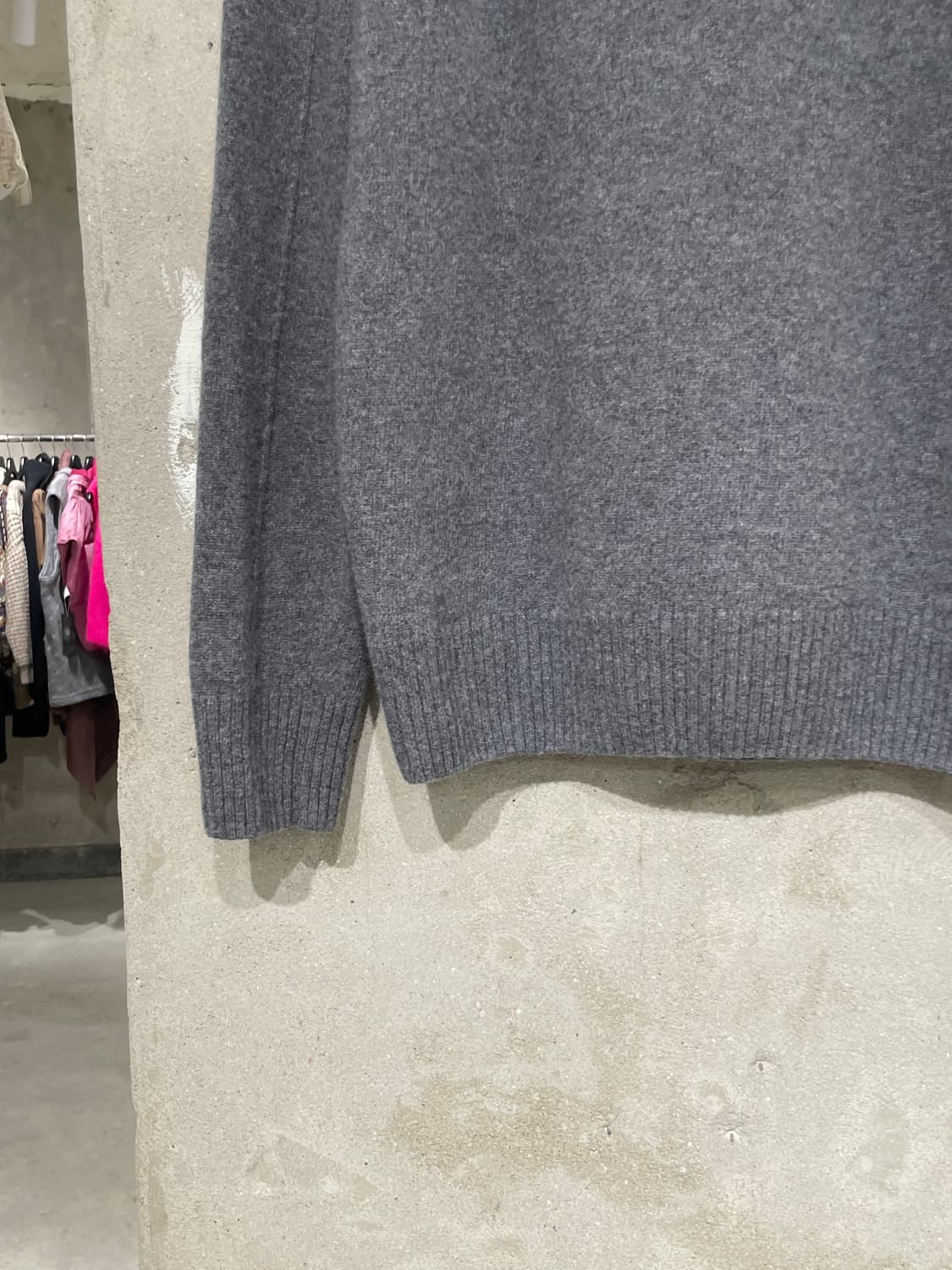 cp컴퍼니 그레이 렌즈 와펜 하프 집 니트 상품이미지4