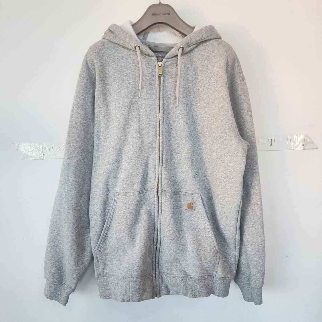 칼하트 그레이 후드집업 상품이미지1
