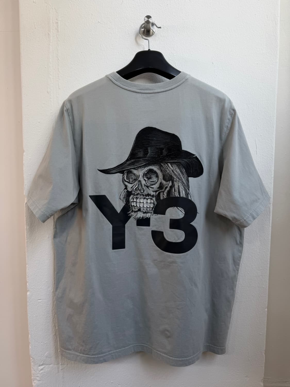 와이쓰리 요지 야마모토 스컬 반팔 티셔츠 상품이미지1