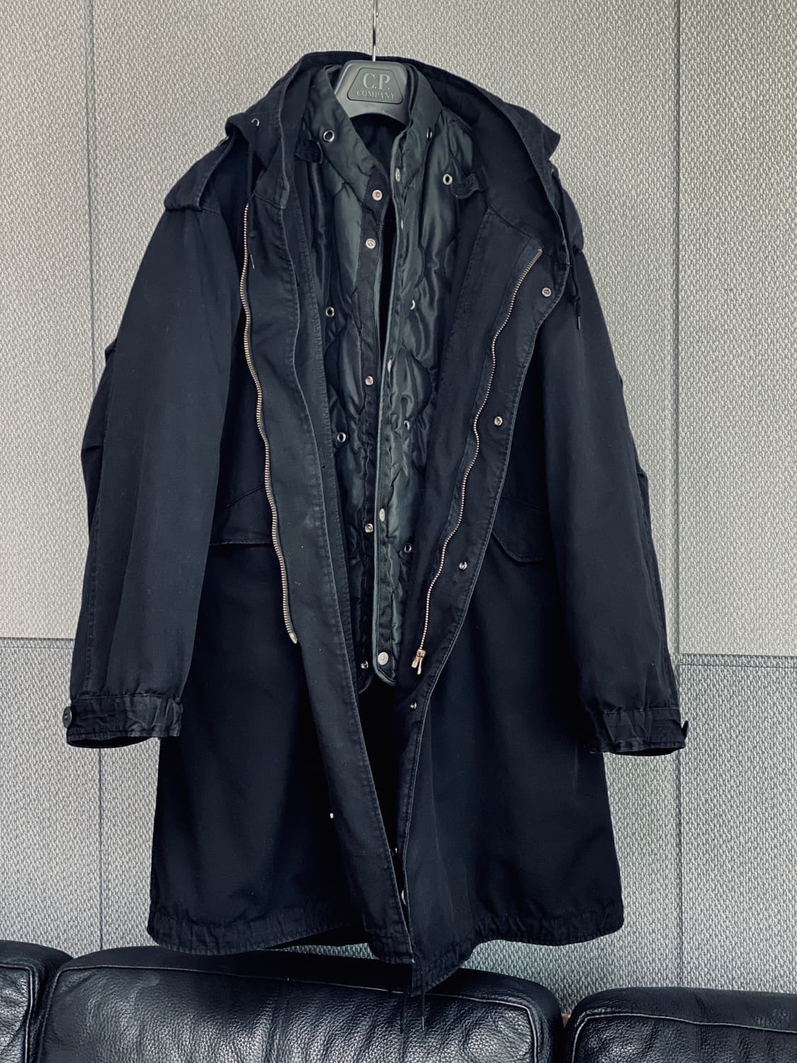 스톤아일랜드 쉐도우 프로젝트 이너 패딩 & M51 복각 피쉬테일 야상 상품이미지1