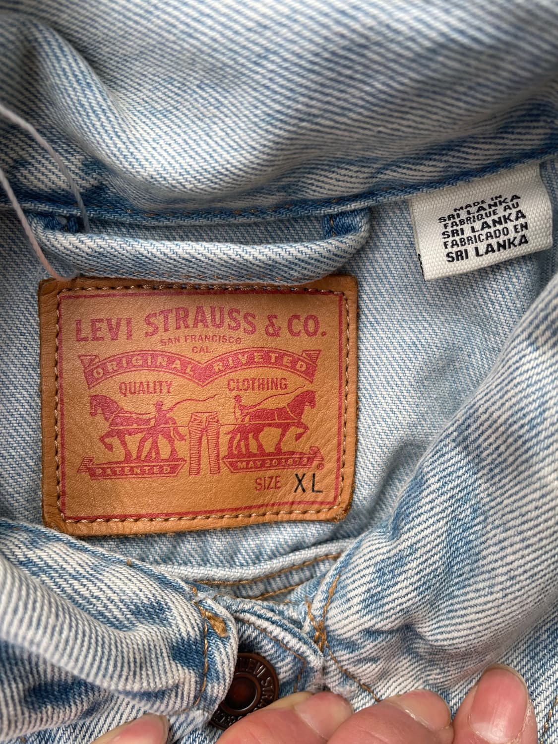 리바이스 라이트블루 트러커 데님자켓  상품이미지7