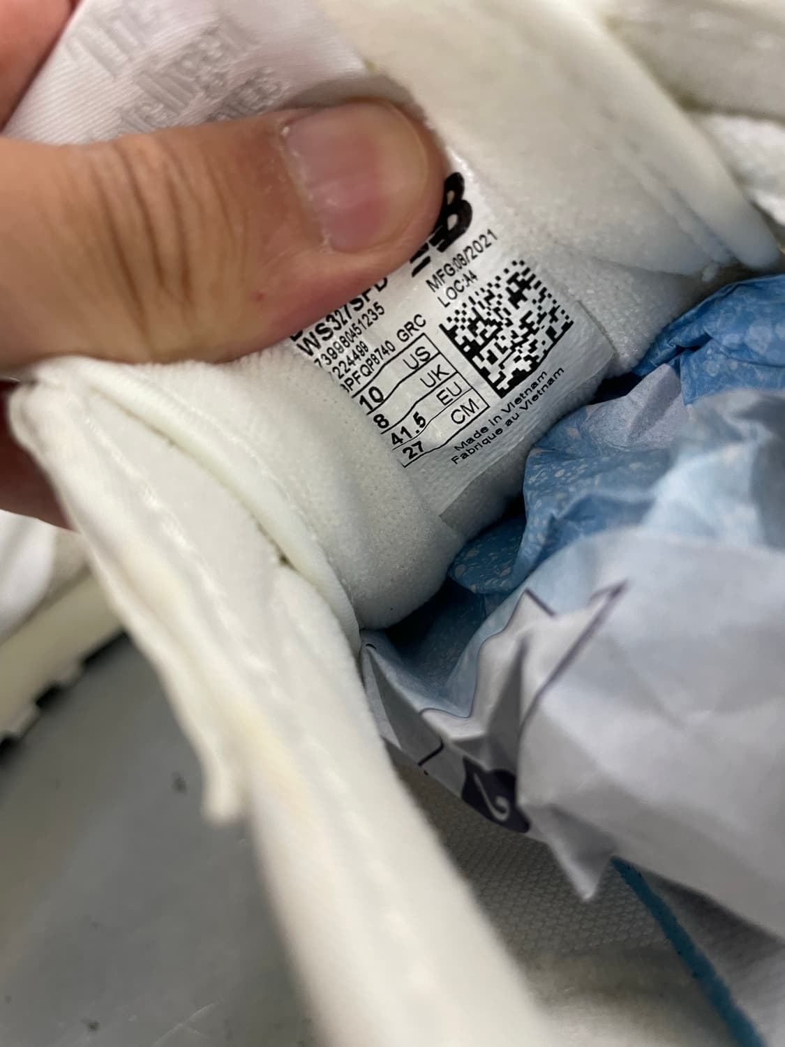 뉴발란스 327 화이트 문빔 270 상품이미지7