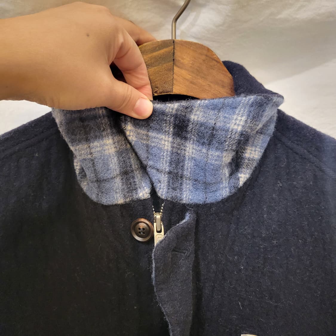 라코스테 블랙 울 코치 자켓 상품이미지4