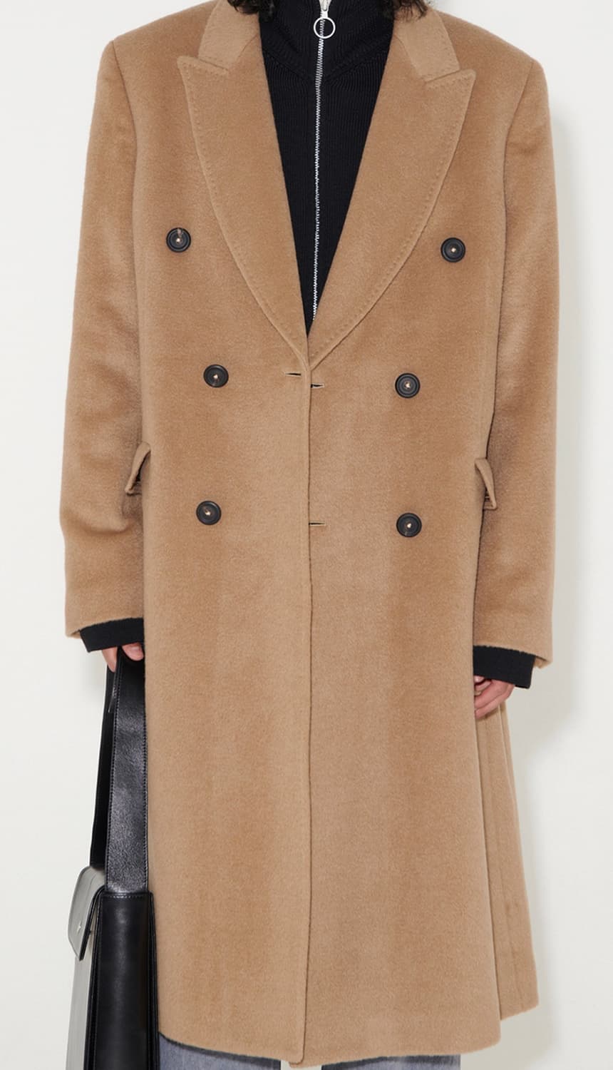 아워레가시 웨일 코트 카멜 상품이미지4