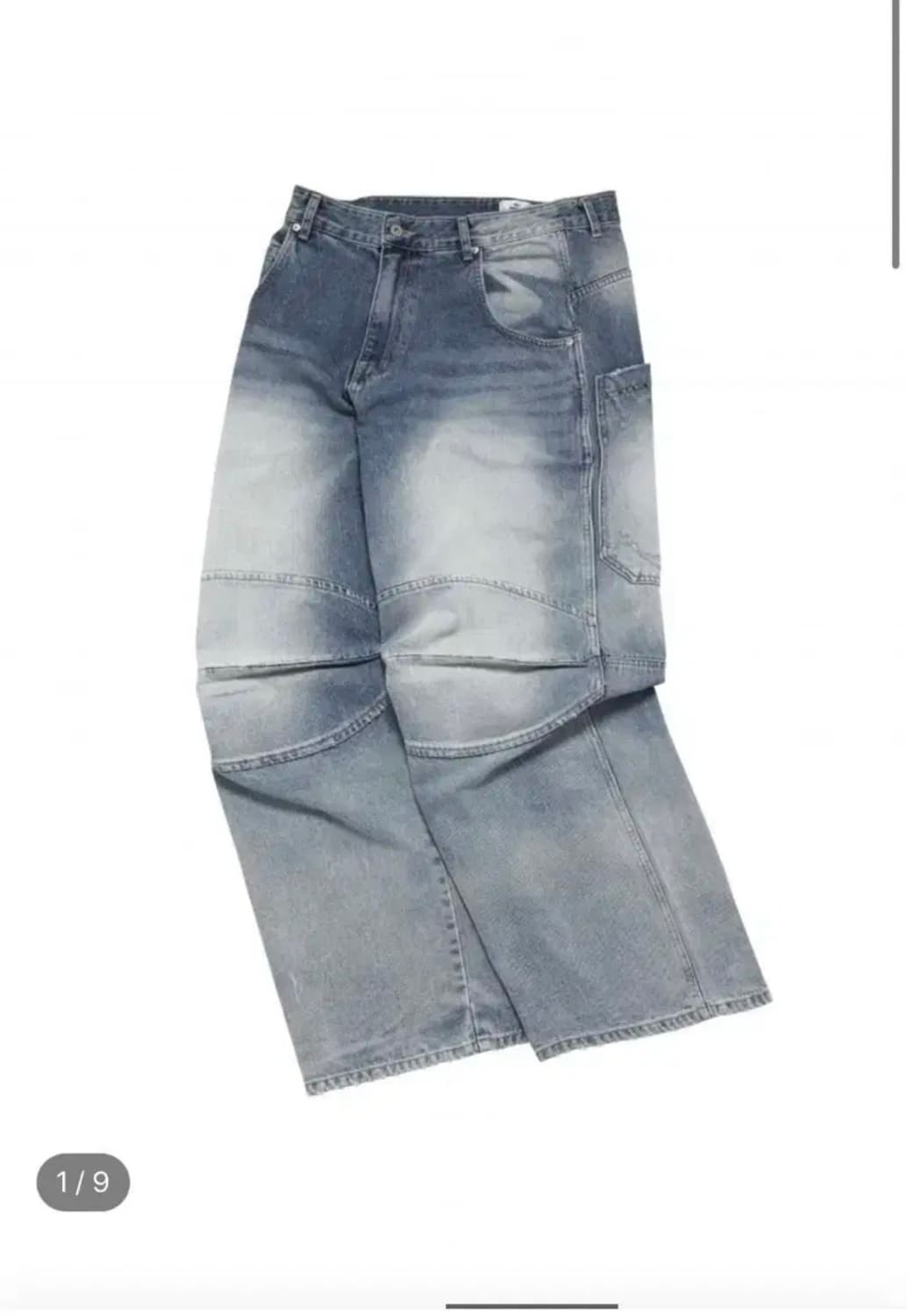 MJD 3D KNEE 데님 블루 상품이미지1