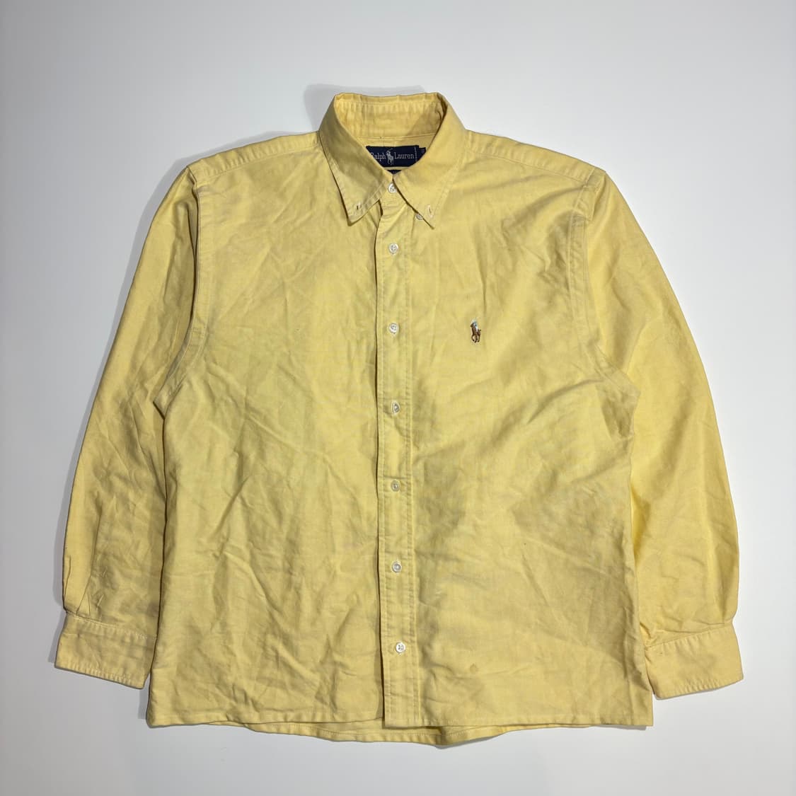 폴로 랄프로렌 옐로우 옥스포드 셔츠 상품이미지1