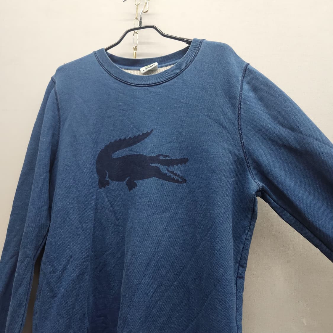 라코스테 빅로고 데님 엘보패치 맨투맨 5(L) 상품이미지2