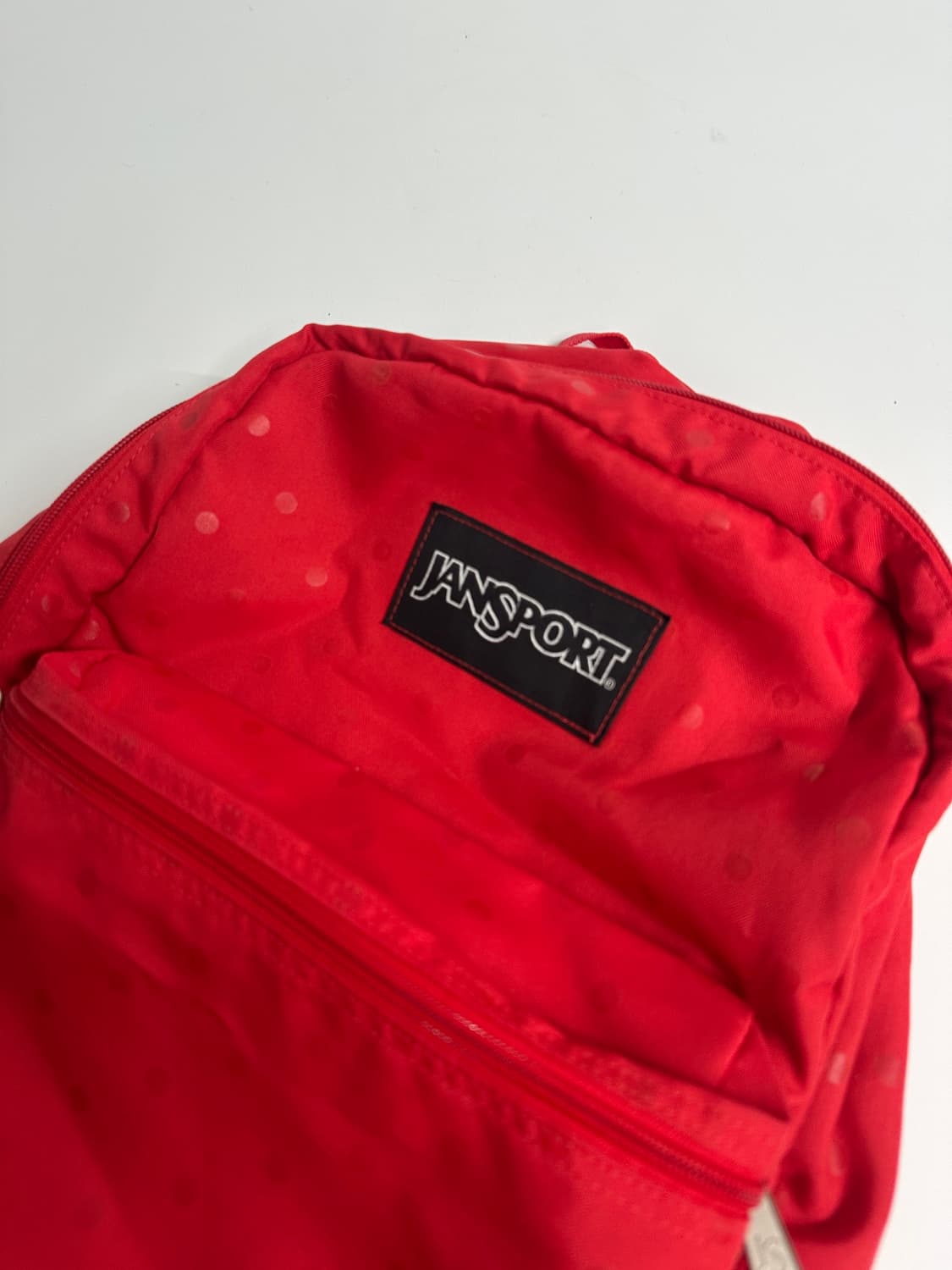 Jansport 잔스포츠 레오파드 x도트 백팩 양면 상품이미지6