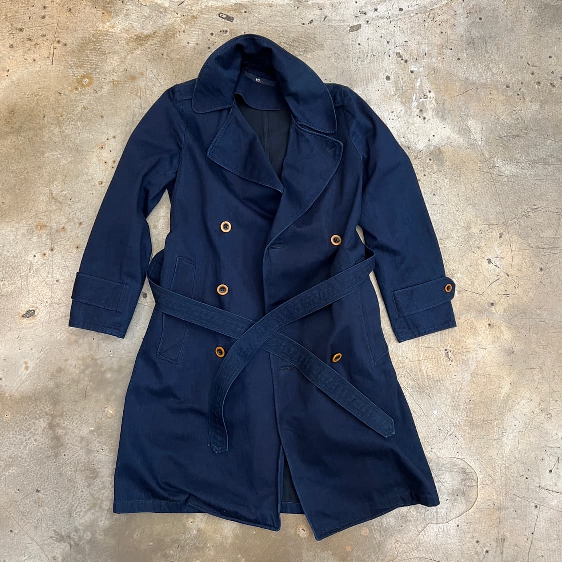 45rpm 인디고 트렌치 코트 상품이미지1