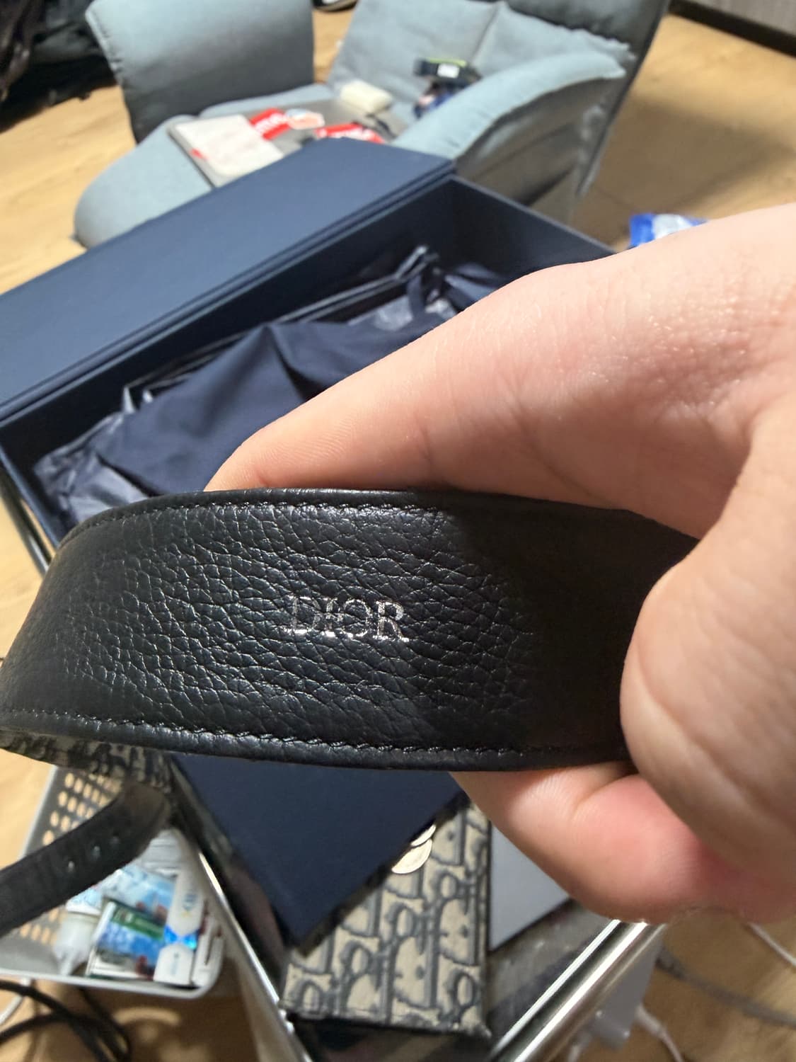 디올 오블리크 벨트 110사이즈 상품이미지4