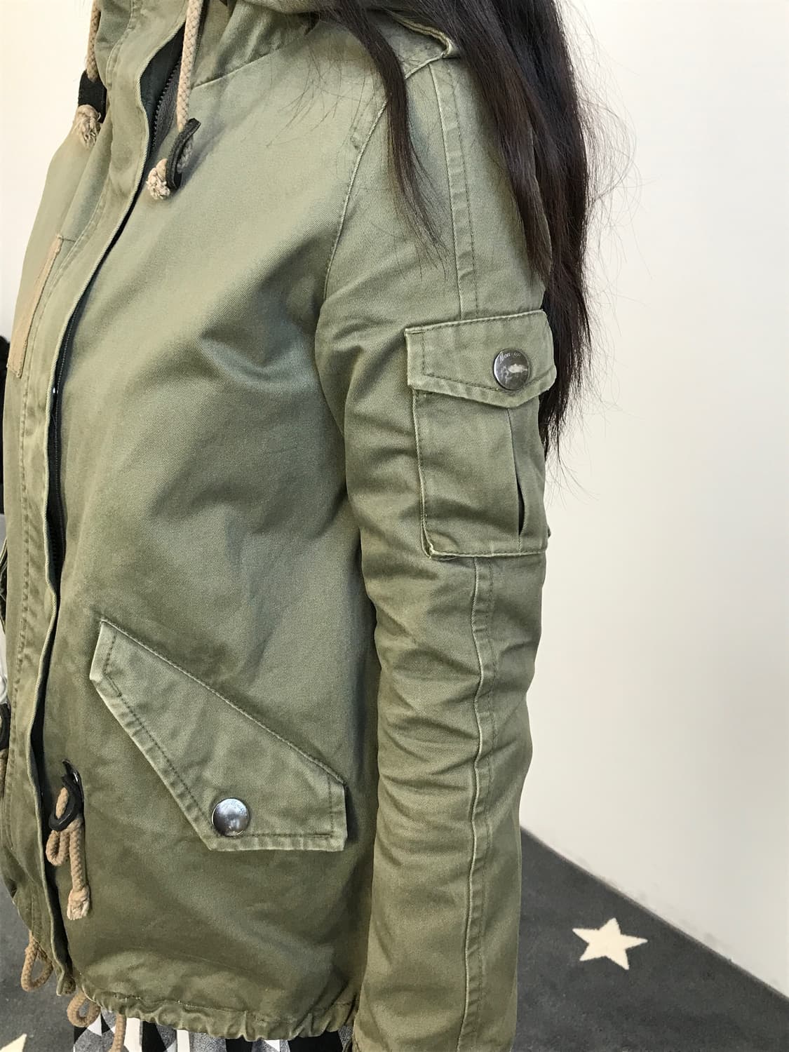 Moussy Khaki Utility Military Jacket 상품이미지4