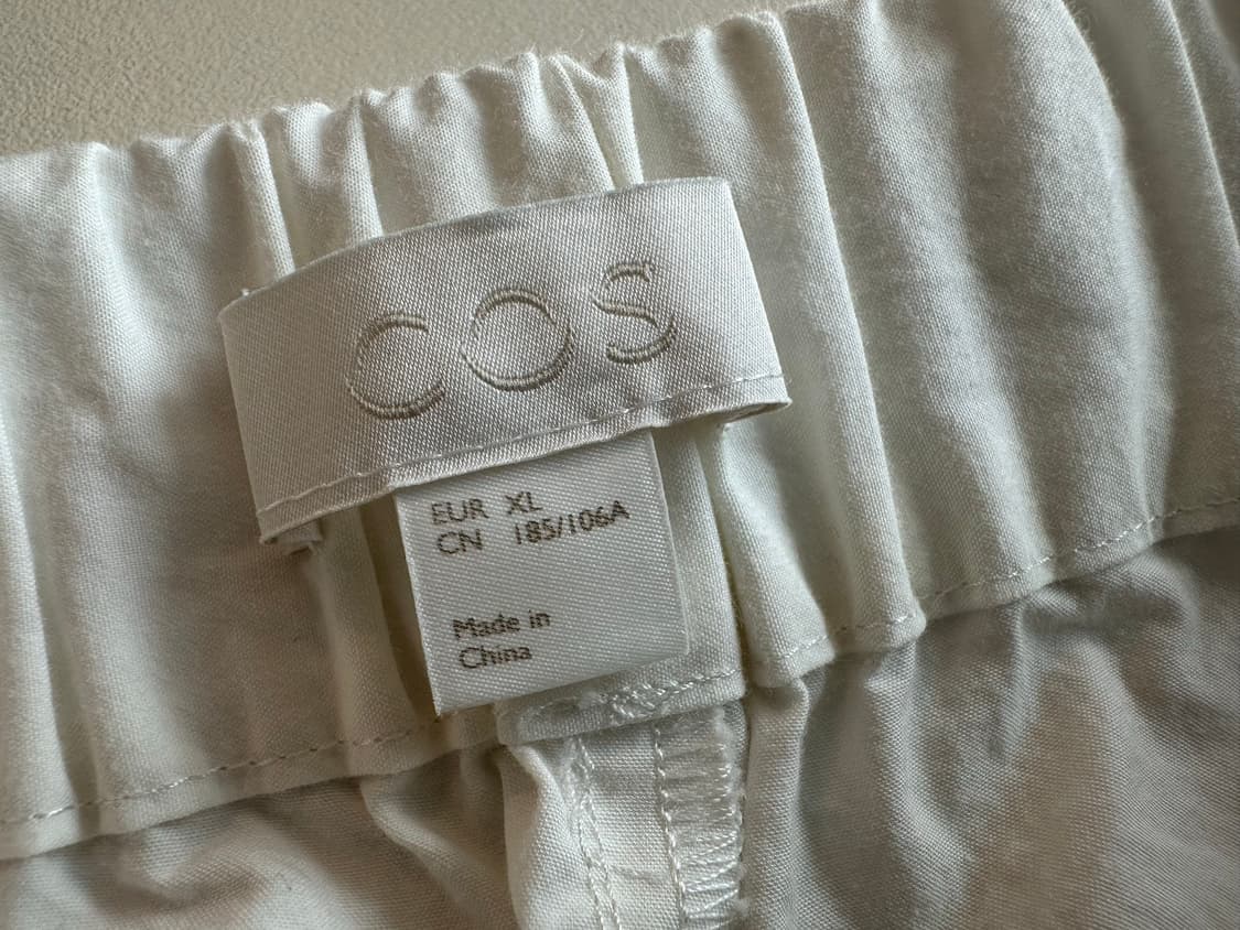 COS 남성 반바지 2개 일괄 (화이트/라임) XL 상품이미지5