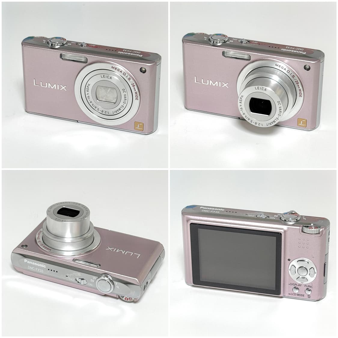 파나소닉 루믹스 FX33 핑크 빈티지디카 상품이미지3