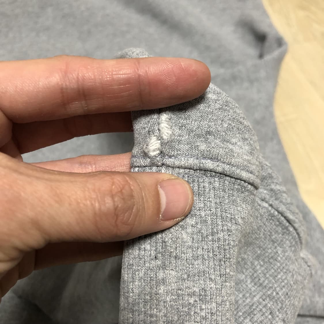 (L-XL) 디스이즈네버댓 OG 로고 엠보더리 멜란지 스웻셔츠 맨투맨 상품이미지9