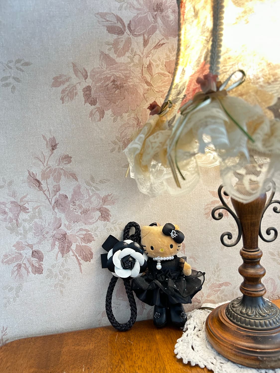 (3)롱다리키티 커스텀키링_ 🖤블랙 샤 원피스 상품이미지4