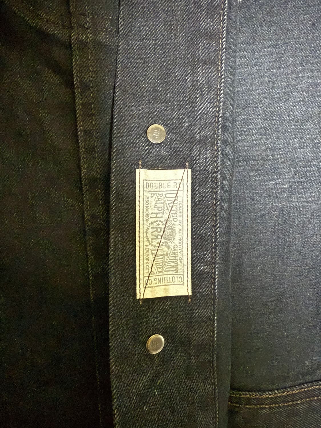 [M] RRL lot271 데님자켓 블랙 상품이미지9