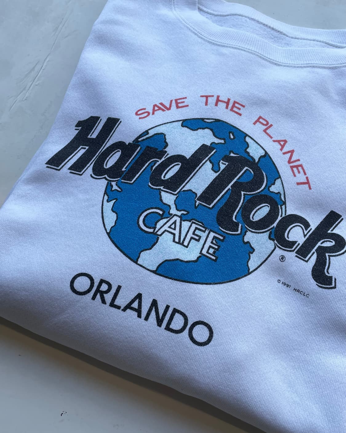 90‘s Hardrock cafe sweat shirt 하드락카페 스웻 상품이미지1