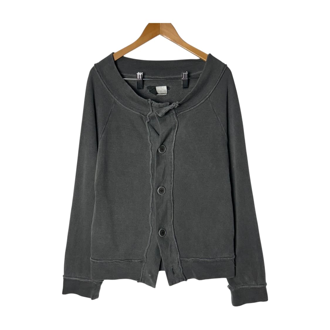 [Yohji Yamamoto] Y’s bis L*IMI 워싱 스웻 가디건 상품이미지1