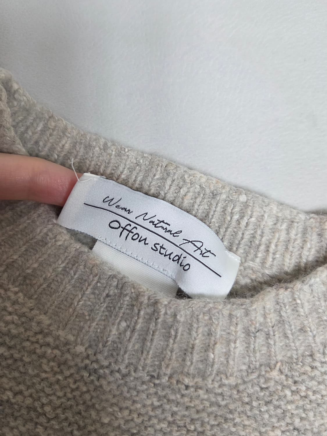 오프온스튜디오 WOOLNEP 니트 원피스 상품이미지7