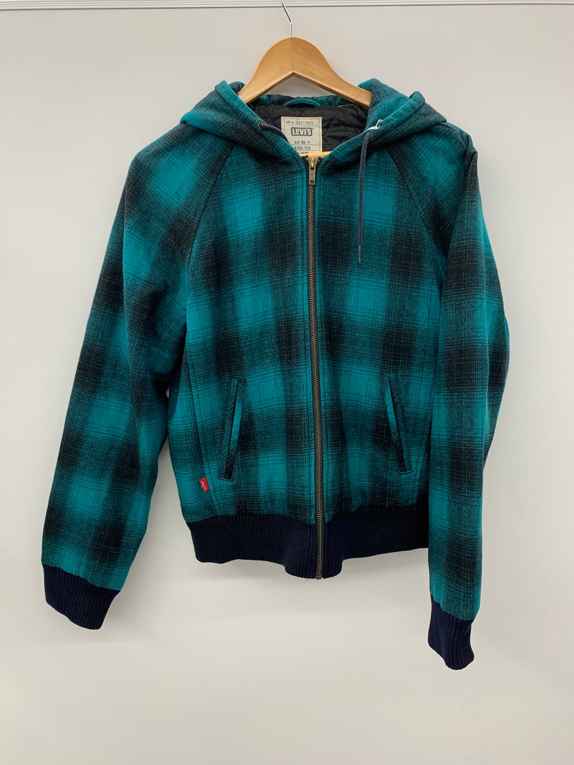 리바이스 민트 체크 후드 점퍼 상품이미지3