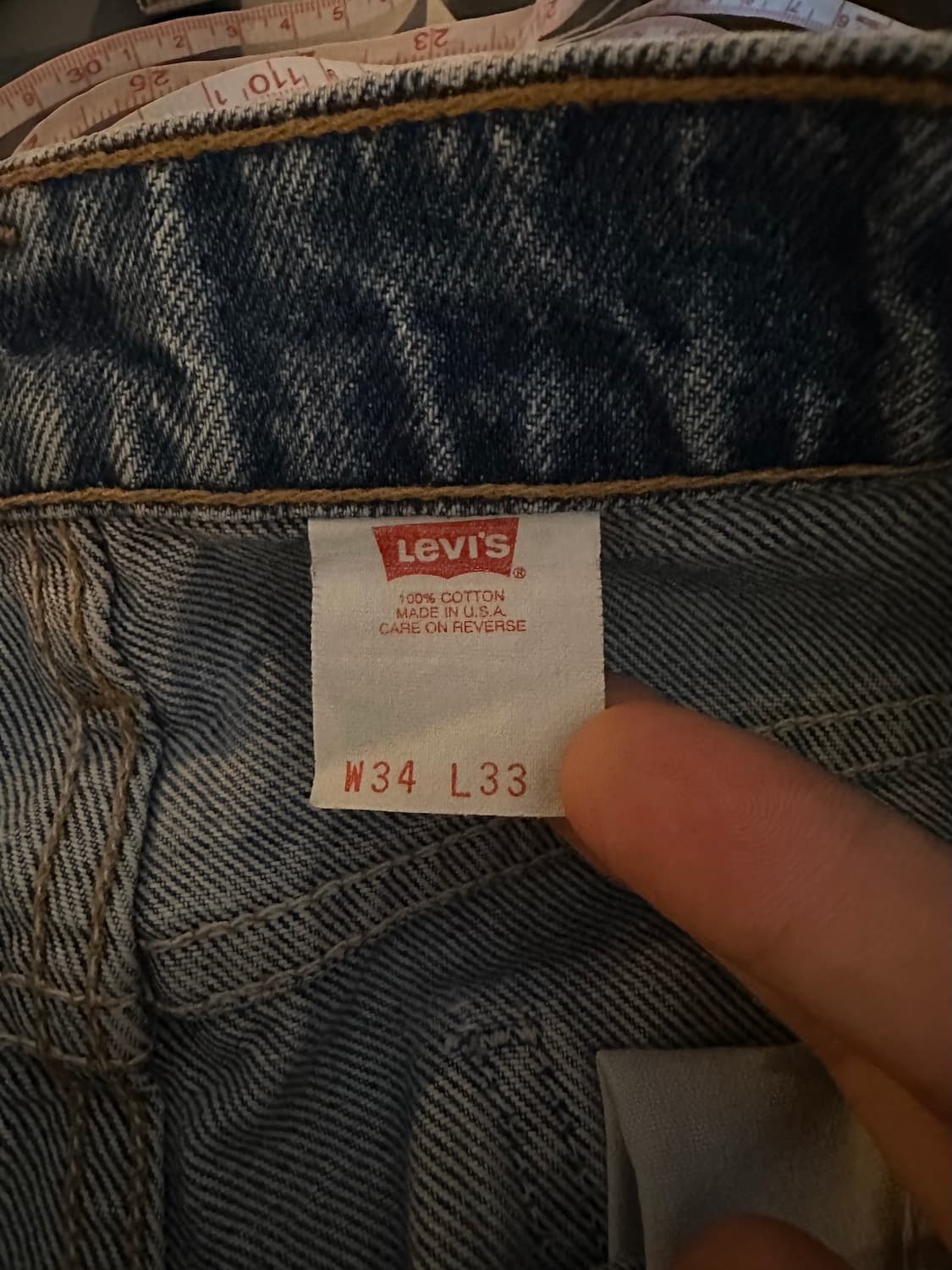90s USA Levis 517 Boot Cut Denim Pants 상품이미지7
