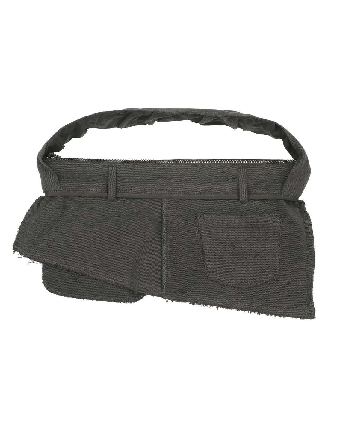 오들리워크샵 차콜 데님 트라우저 백 상품이미지2