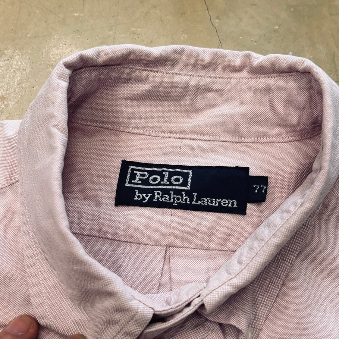 77 폴로랄프로렌 핑크 셔츠 상품이미지4
