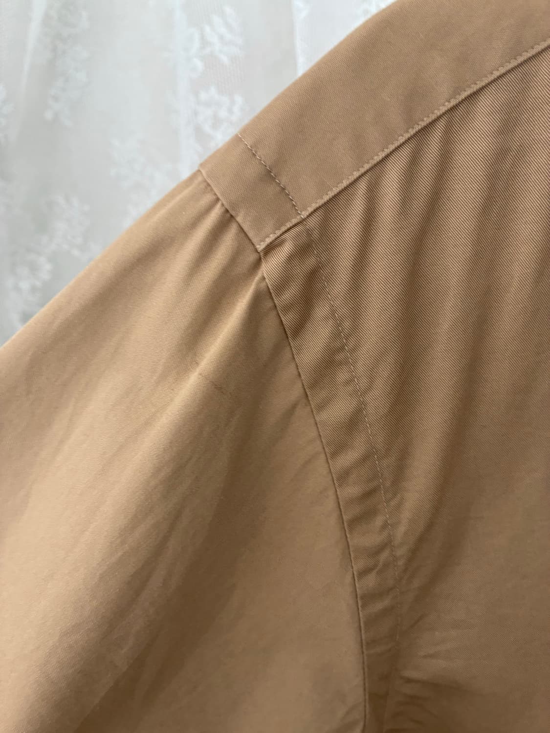M) 폴로 랄프로렌 오버핏 반팔 셔츠 베이지 상품이미지4